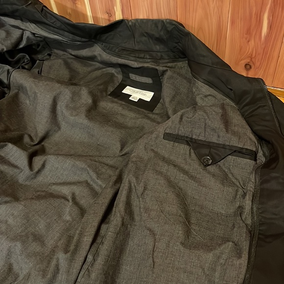 Mens Calvin Klein Black Jacket large - Picture 6 of 6